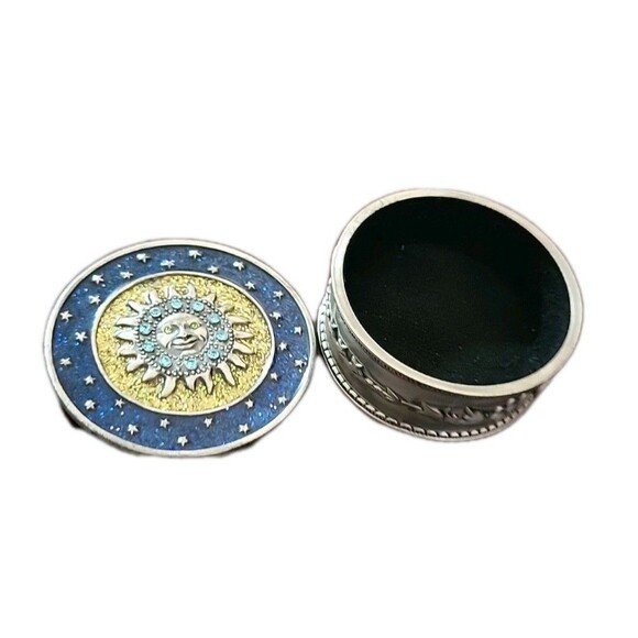 Welforth Pewter Sun & Stars Celestial Jewelry Box - Picture 5 of 7